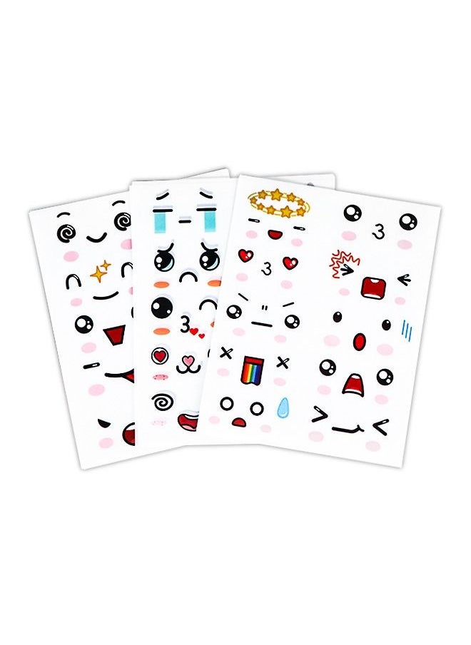 Generic - 30 PCS Cartoon Emoji Bag Stickers Suit, Cute Funny Memes PVC Waterproof Hand Ledger Decorative Material Animation Sticker, DIY Suitcase Bike Guitar Stickers - Image 1