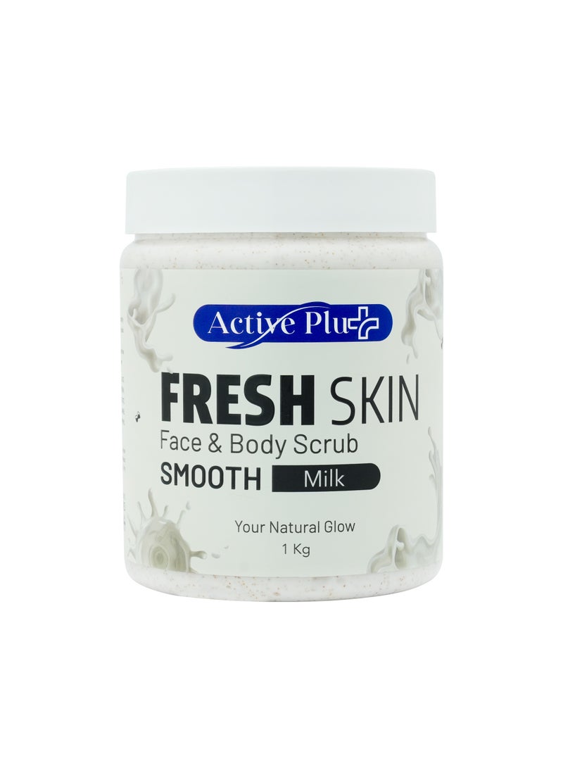 Fresh Skin Smooth Milk Face & Body Scrub for Radiant, Smooth Skin | 1 KG