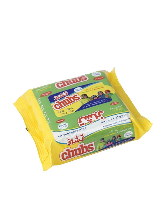Chubs Baby Extra Skincare 20's Wipes + Pack Of 20's Family Wipes Flow- Almond & Shea Butter Bundle  - Image 2