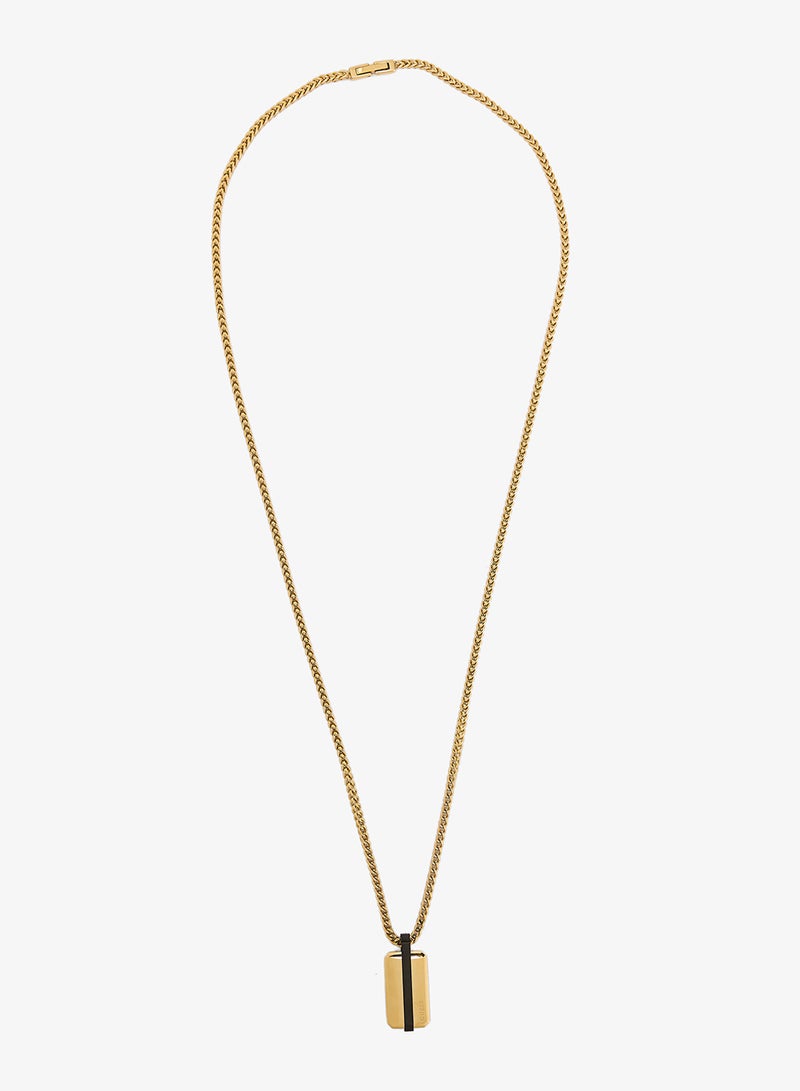 GUESS Eclipse Noir Non-Logo Necklace - Image 1