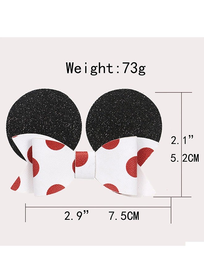 2 Pcs Hair Bows with Alligator Clips - Colorful and Safe Hair Accessories for Baby Girls, Toddlers, and Kids - Image 3