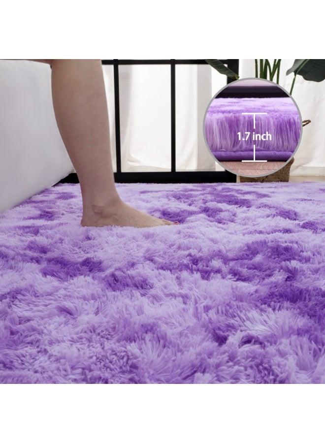 كي واي دي سجاد ناعم سجاد زغبي سجاد لغرفة المعيشة غرفة النوم ديكور منزلي سجادة غير منزلقة قابلة للغسيل زخرفة منزلية سجادة 100x160 سم - Image 4