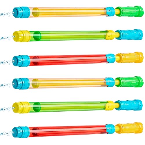 JOYIN 6 Pack Super Blaster Squirt Guns 165 Summer Water Guns Swimming Pool Toys Beach Sand Water Fight Toys Party Favor - Image 1