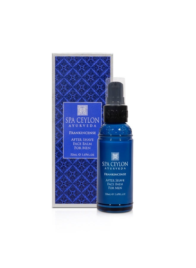 SPA CEYLON Frankincense After Shave Face Balm | Men's Skincare | Grooming Face Moisturizer | Face Moisturizer for Men | Natural and Organic | 50ml - Image 1