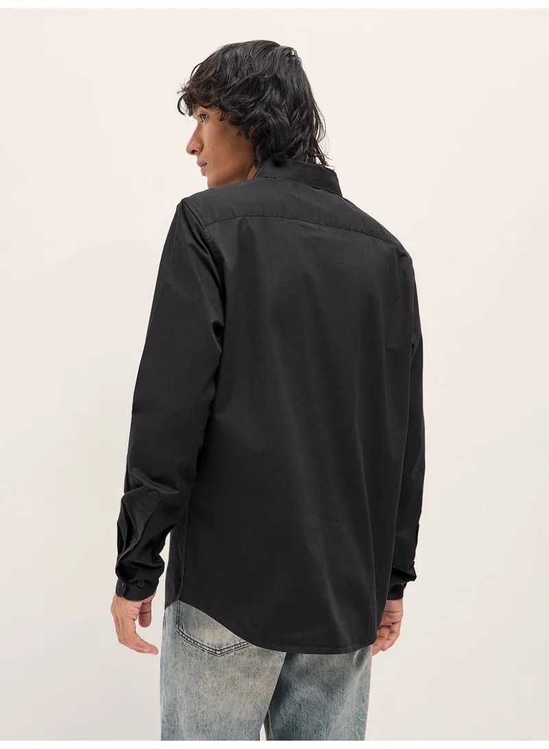 THE BEAR HOUSE  Men’s Long Sleeve Shirt – Classic, Comfortable and Stylish Essential for Work, Travel or Casual Outings for Men | Best Price UAE