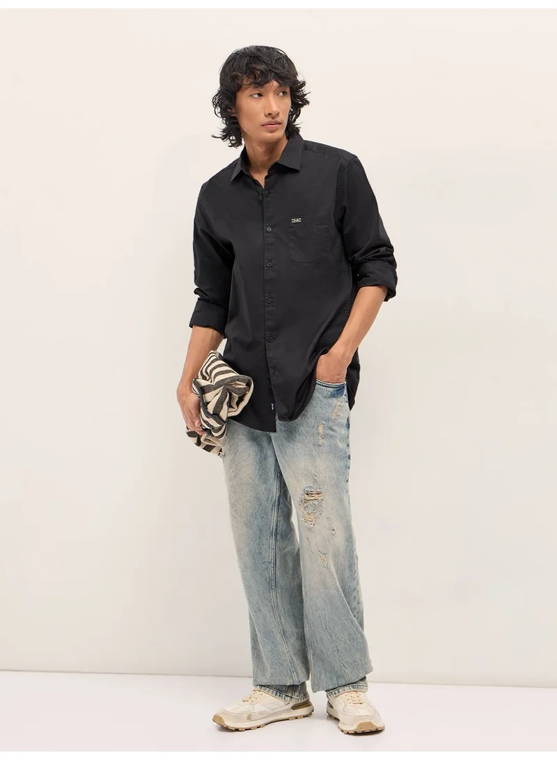 THE BEAR HOUSE  Men’s Long Sleeve Shirt – Classic, Comfortable and Stylish Essential for Work, Travel or Casual Outings for Men | Best Price UAE