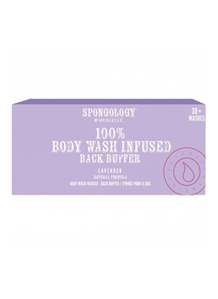 spongelle Spongelle Spongology Back Buffer Lavender (30+ Uses)  - Image 1