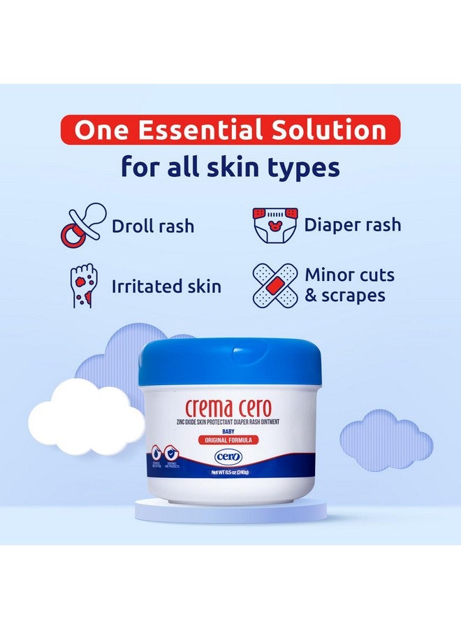 Cero Crema Cero Diaper Rash Cream for Baby With Zinc Oxide - High-Strength Diaper Cream for Quick Relief and Protection - Hydrating and Soothing Baby Balm - 8.5 oz - Image 2