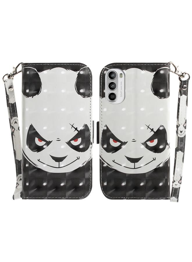 S-TOP Case For Motorola Moto G62 5G 3D Colored Horizontal Flip Leather Phone Case - Image 1