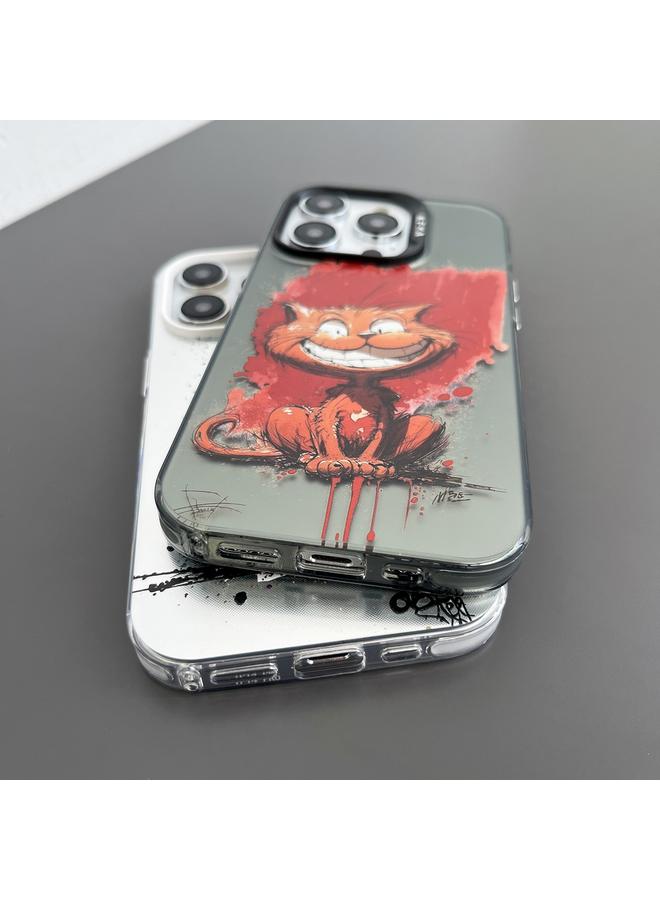 S-TOP Case For iPhone 13 Pro Max Dual-sided IMD Animal Graffiti TPU + PC Phone Case - Image 5