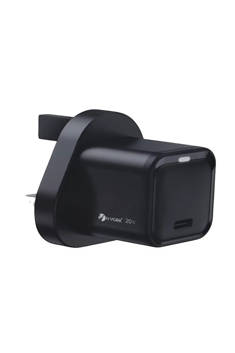 NYORK 20W Type-C GaN Fast Charging Charger with Type-C iPhone Charging Cable - Image 2