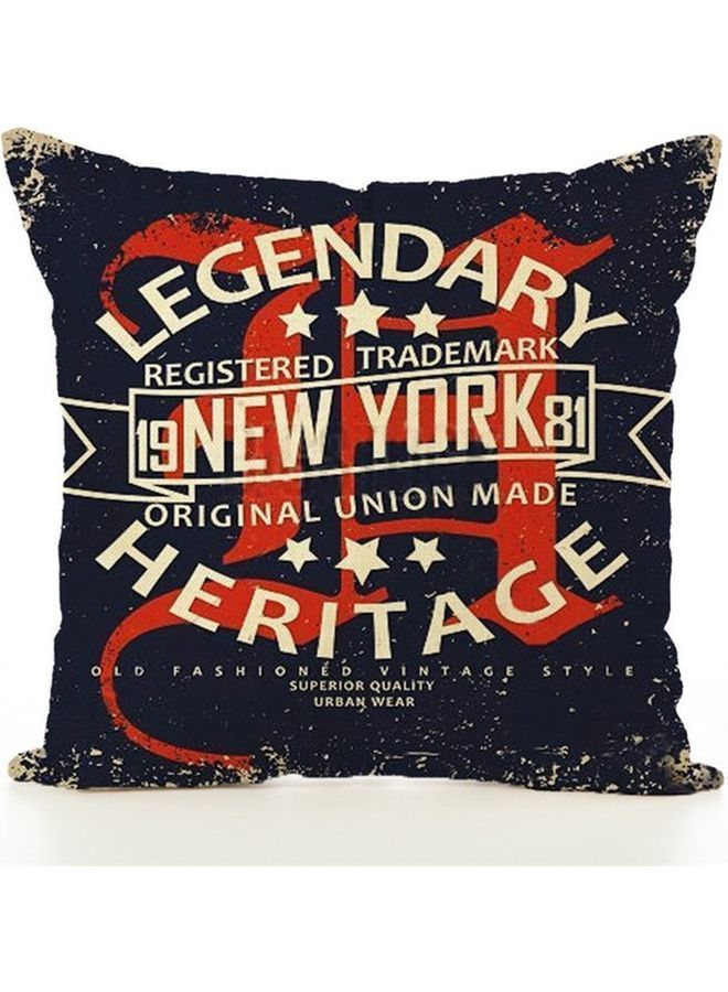 NIBEMINENT Decorative Printed Cushion Cover Multicolour