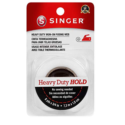 SINGER 00240 Heavy Duty Iron-On Fusing Web, Fabric Adhesive, - Image 1