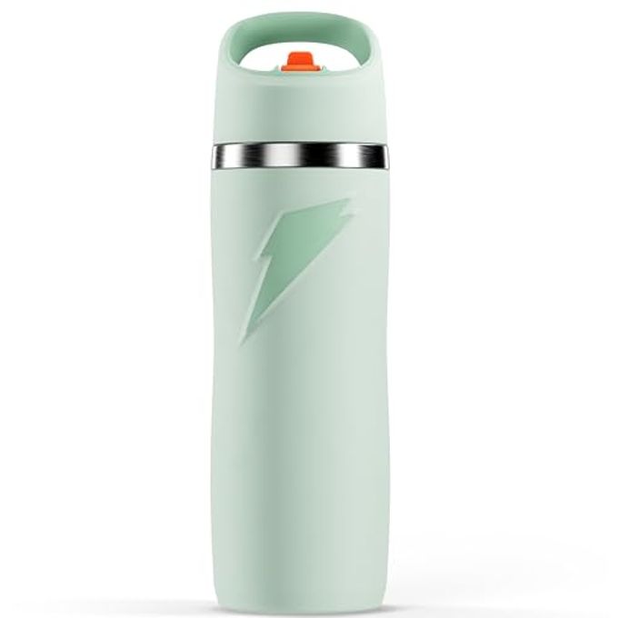 Gatorade 'Overtime' 22oz Stainless Steel Water Bottle, Straw Cap, Sage