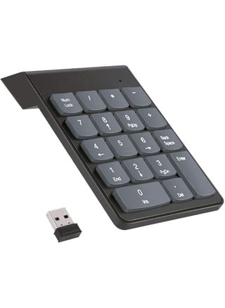 لوحة مفاتيح رقمية لاسلكية محمولة – 18 مفتاح هادئ مع توصيل USB، متوافقة مع أنظمة ويندوز - pzsku/ZDC9A748295409D6E471AZ/45/1751277021/ed9bbac2-80e1-405e-beb3-4103dca85948