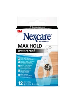 Nexcare 3M ماكس هولد مقاوم للماء - 12 قطعة  - Image 1
