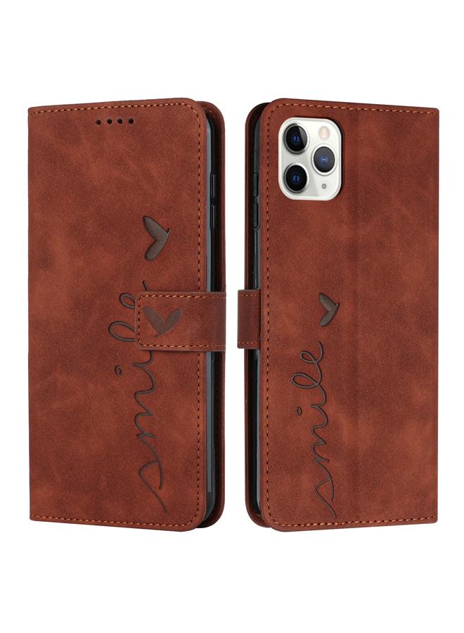 اس-توب جراب هاتف جلدي بتصميم قلب ملمس ناعم لهاتف iPhone 13 Pro Max - Image 1