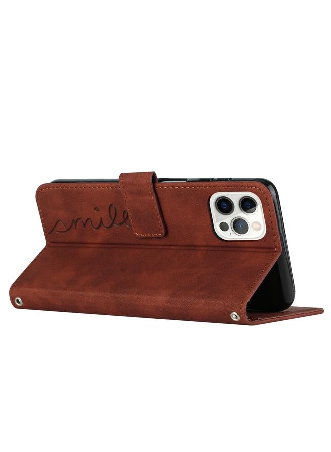 اس-توب جراب هاتف جلدي بتصميم قلب ملمس ناعم لهاتف iPhone 13 Pro Max - Image 4