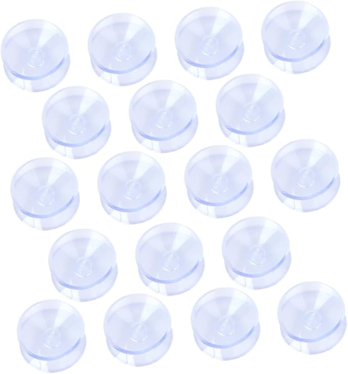 Double Sided Suction Cups 30 Pcs Slip Mat Glass Tabletop Spacers Size 2.00X2.00X1.00CM - Image 1