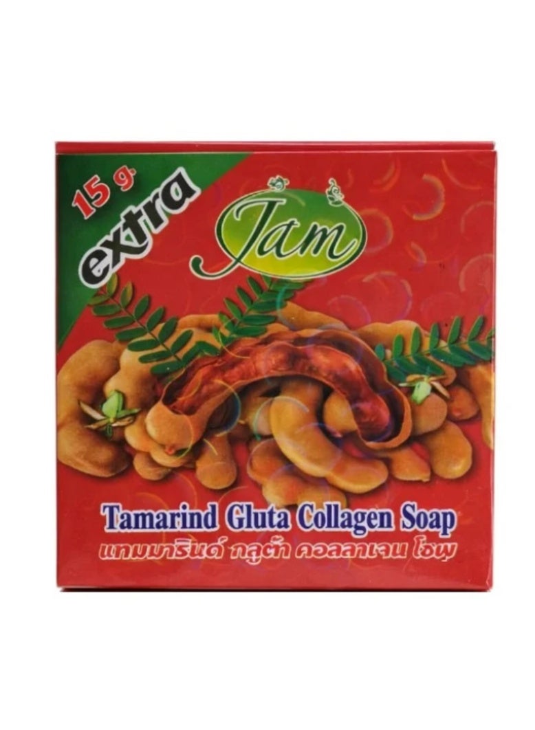 Thai soap with tamarind, glutamate and collagen from Jam