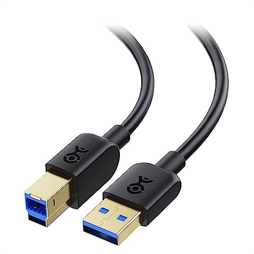 Cable Matters 5Gbps Long USB 3.0 Cable - 15ft, USB A to B Cable, USB3 Cord with Type-B 3.0 Connector for Hard Drive Enclosure/Built-in Hub and More, Black - Image 1