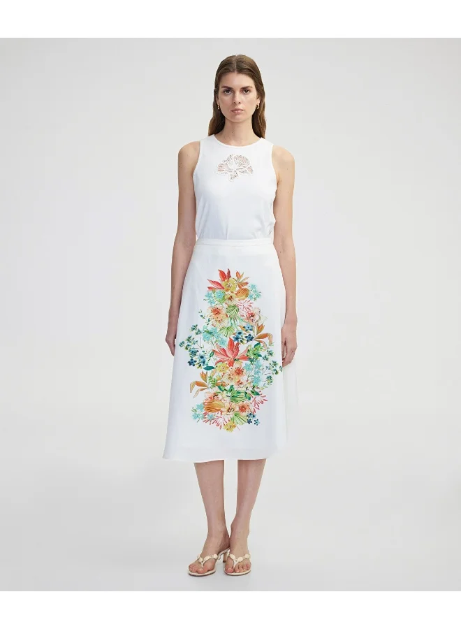 Ipekyol Floral Print Skirt