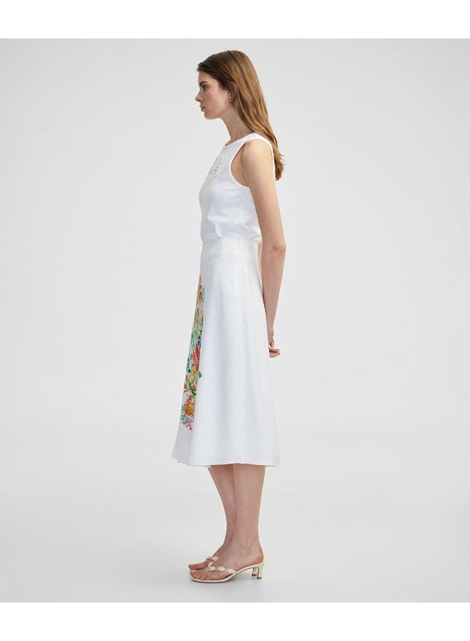 Ipekyol Floral Print Skirt  - Image 4