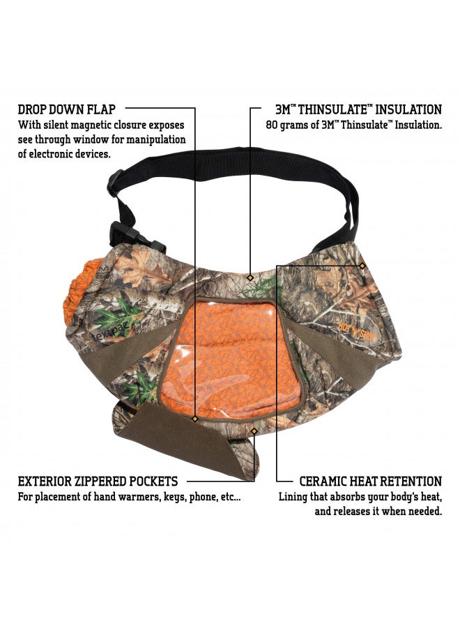 Hot Shot HOT SHOT Mens Camo Brushed Tricot ThermalCHR Textpac Hunting Handwarmer, for Hunting, Fishing and Outdoor wear  - Image 1