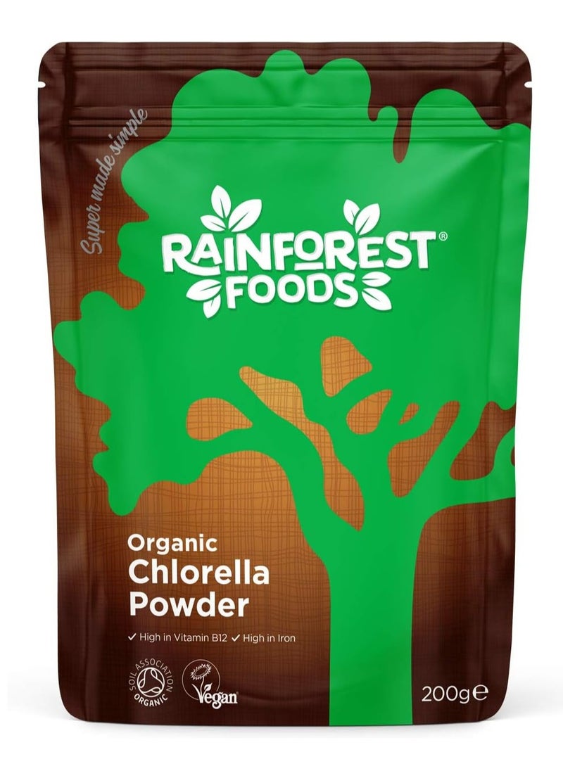 RAINFOREST FOODS - Organic Chlorella Powder 200 grams - Image 1