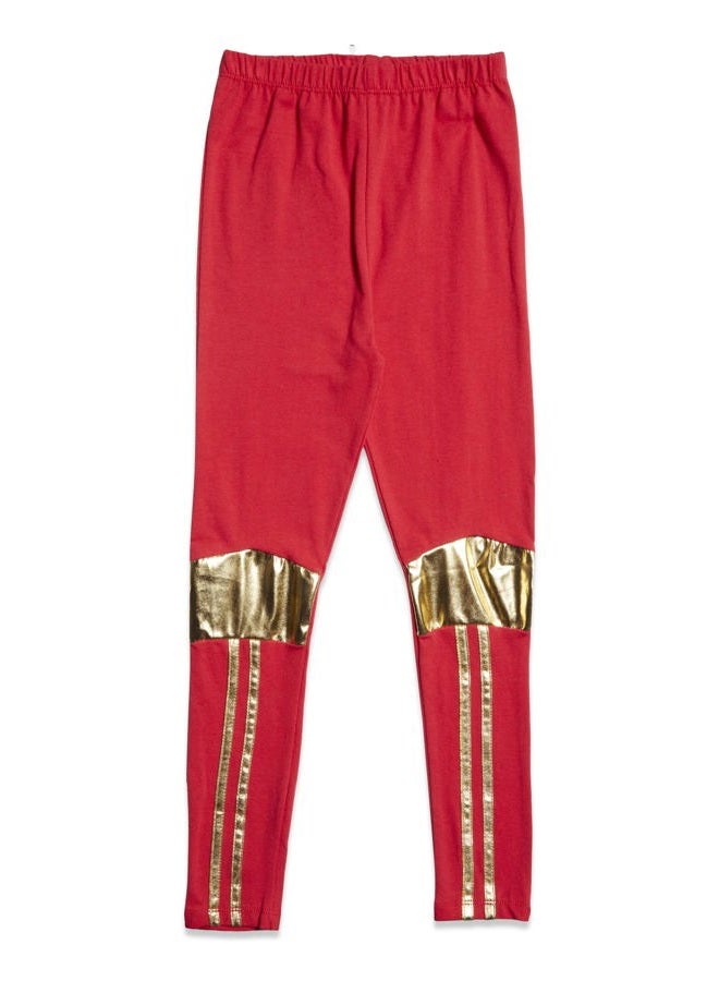 DC Comics Wonder Woman Little Girls Costume Peplum T-Shirt Headband & Leggings Set 6-6X - Image 4