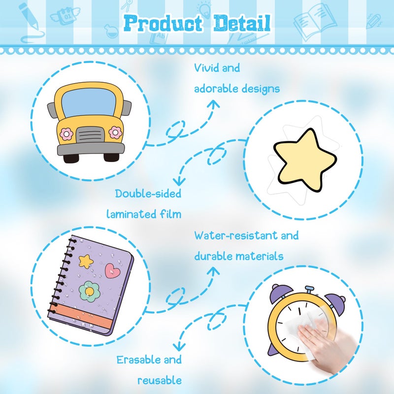 Polaxium This is Your Year Bulletin Board Set New Year Classroom Decoration Welcome Back to School Composition Bulletin Board Inspirational Cutout for School Office Chalkboard Wall Learning Activities Decor - Image 3