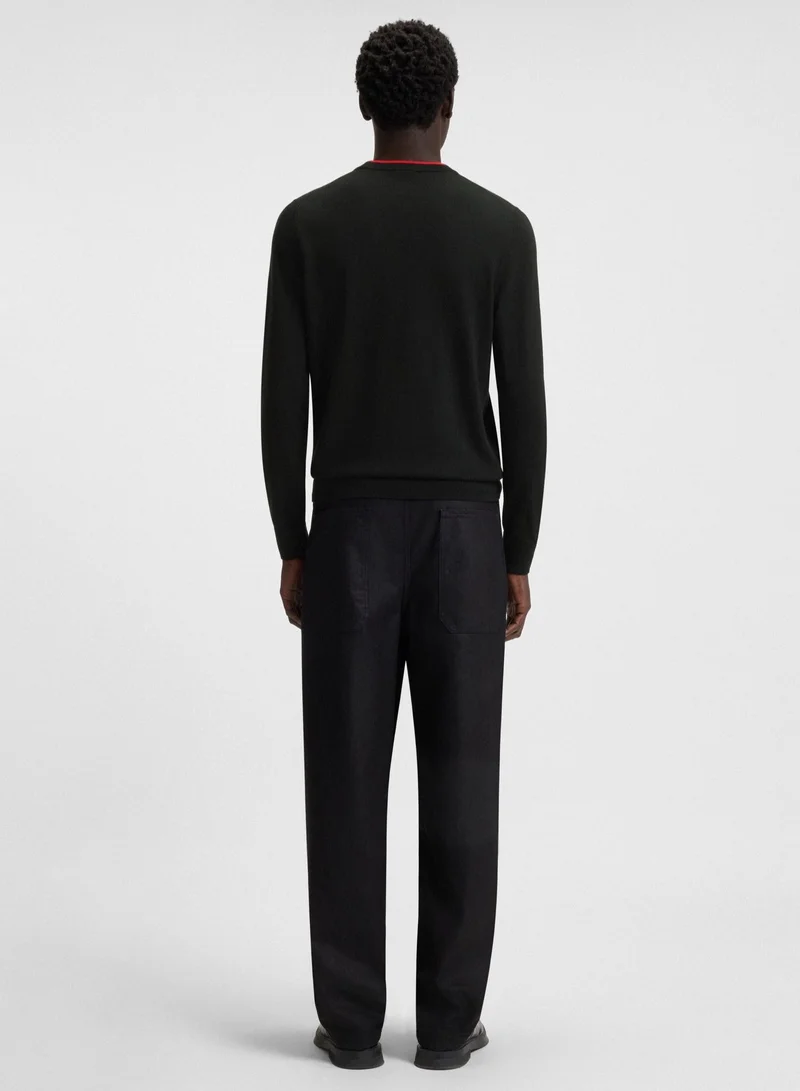 HUGO  Regular-fit sweater in a cotton blend for Men | Best Price UAE