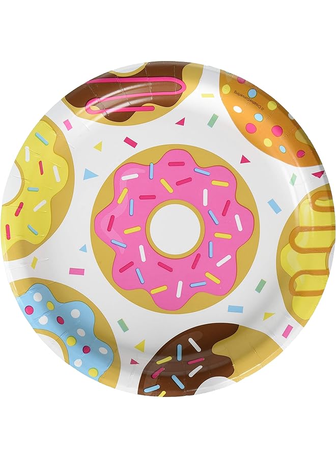 كرييتف كونفيرتينج أطباق غداء وعشاء دونات، 9 بوصات، متعددة الألوان