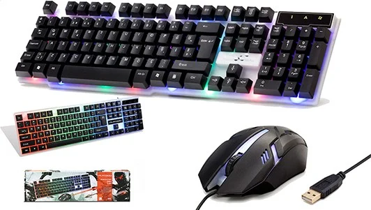 Platoon PL-357 Gaming Illuminated Keyboard Mouse Set
