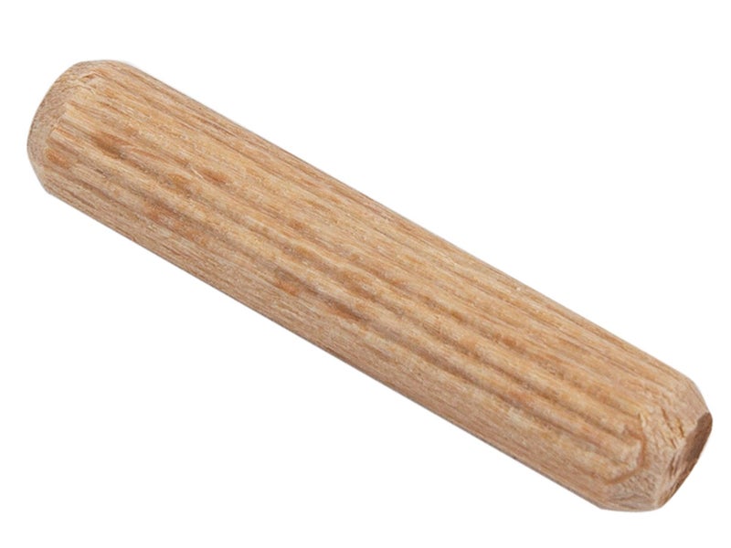 BICB 1/4″ X 1.5″ Fluted Beechwood Dowel Pins – 100 pcs Hardwood Alignment Dowels with Chamfered Ends for Fast Insertion & Strong Glue Joints - Image 2