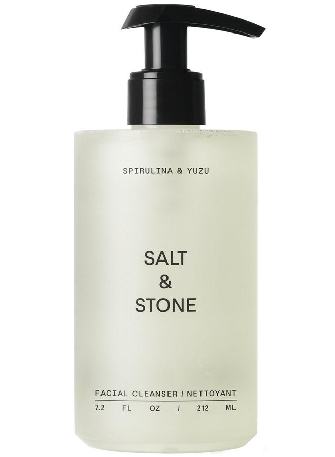 سولت اند ستون منظف الوجه سبيرولينا ويوزو، غسول لطيف للوجه، مزيل مكياج + يقلل المسام لجميع أنواع البشرة، نباتي (7.2 أونصة) - Image 1