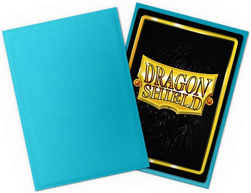 dragon shield | Standard Size Card Matte Sleeves | 100 CT - Smooth u0026 Tough Premium TCG Sleeves | Compatible with Pokemon, Flesh u0026 Blood, One Piece u0026 Magic The Gathering | Turquoise - Players' Choice - Image 3