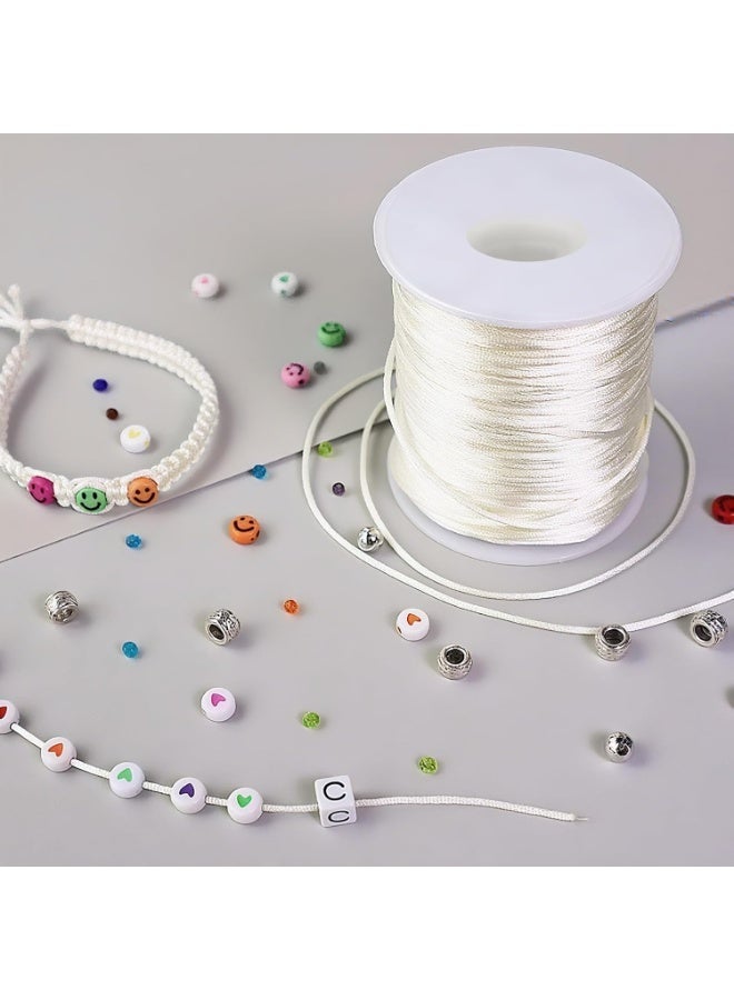 75-meter Nylon Satin Rattail Cord For Chinese Knotting Rattail Beading Macrame Friendship Bracelet Jewelry Making - Image 3