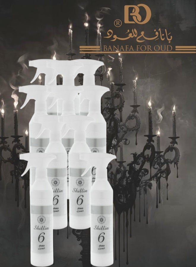 Banafa 10 Pieces Shillin 6 Air Freshener 500ML - Image 1