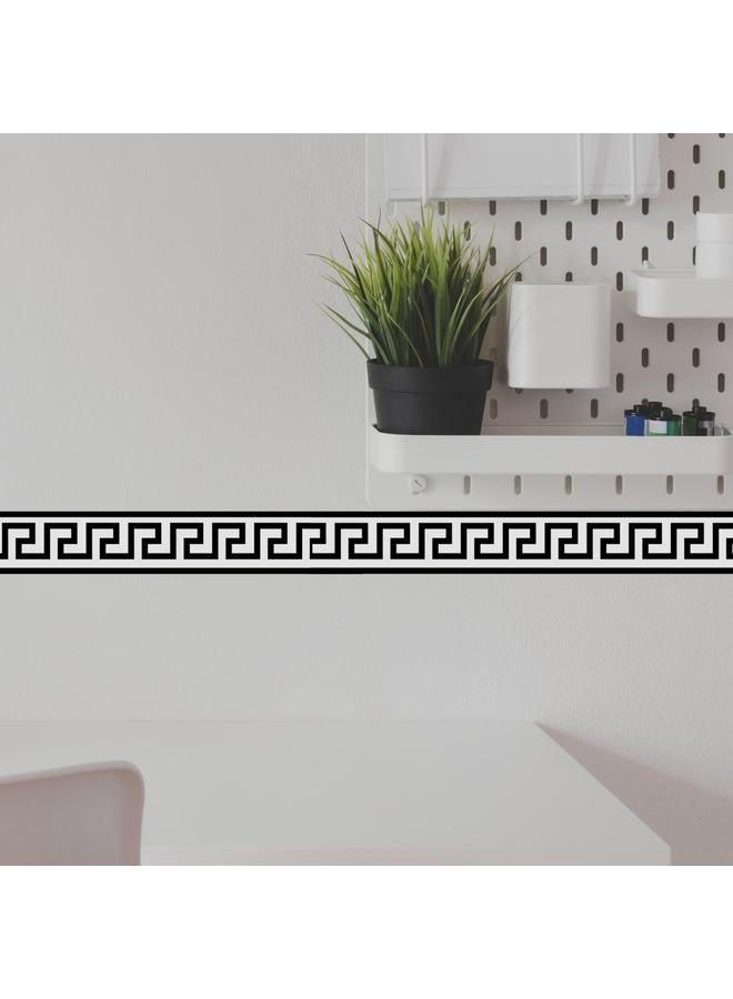 Bluejw European Style Retro Pattern Luminous Waist Line Stickers Bathroom Kitchen Warning Tile Wall Stickers Luminous Waist Stickers Wholesale - Image 2