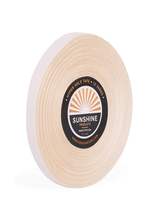 SUN SHINE Sunshine Maximum Wear Hair System Tape Roll - Hyper Hold Wig Tape - Hypoallergenic No Shine Adhesive Tape - 2-4 Week Hold - 1/2" x 12 yds - Image 1