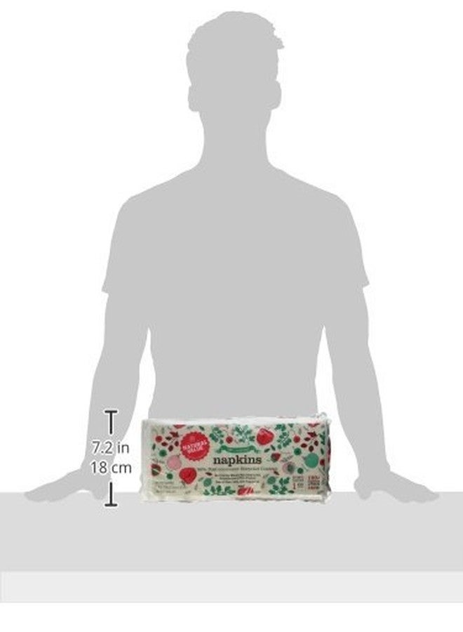 Natural Value 100% Recycled Napkins, 120 1-Ply Napkins - Image 2