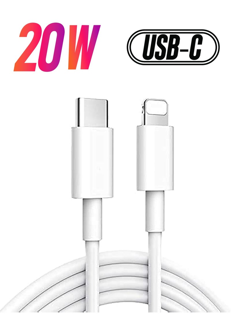 20W Fast Charging Compaible For iphone 12 mini/12/12 Pro/13/13 pro/13 promax/13mini,Type C to Lightning Cable[MFi Certified] USB C to Apple PD Cable Fast Charger, iPad, - Image 1