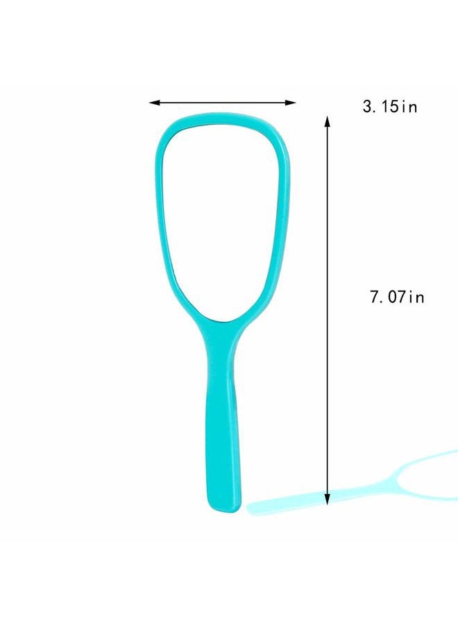 Aestivate 4PC Hand Mirror, Travel Handheld Mirror, Cosmetic Mirror with Handle (4PC)  - Image 2