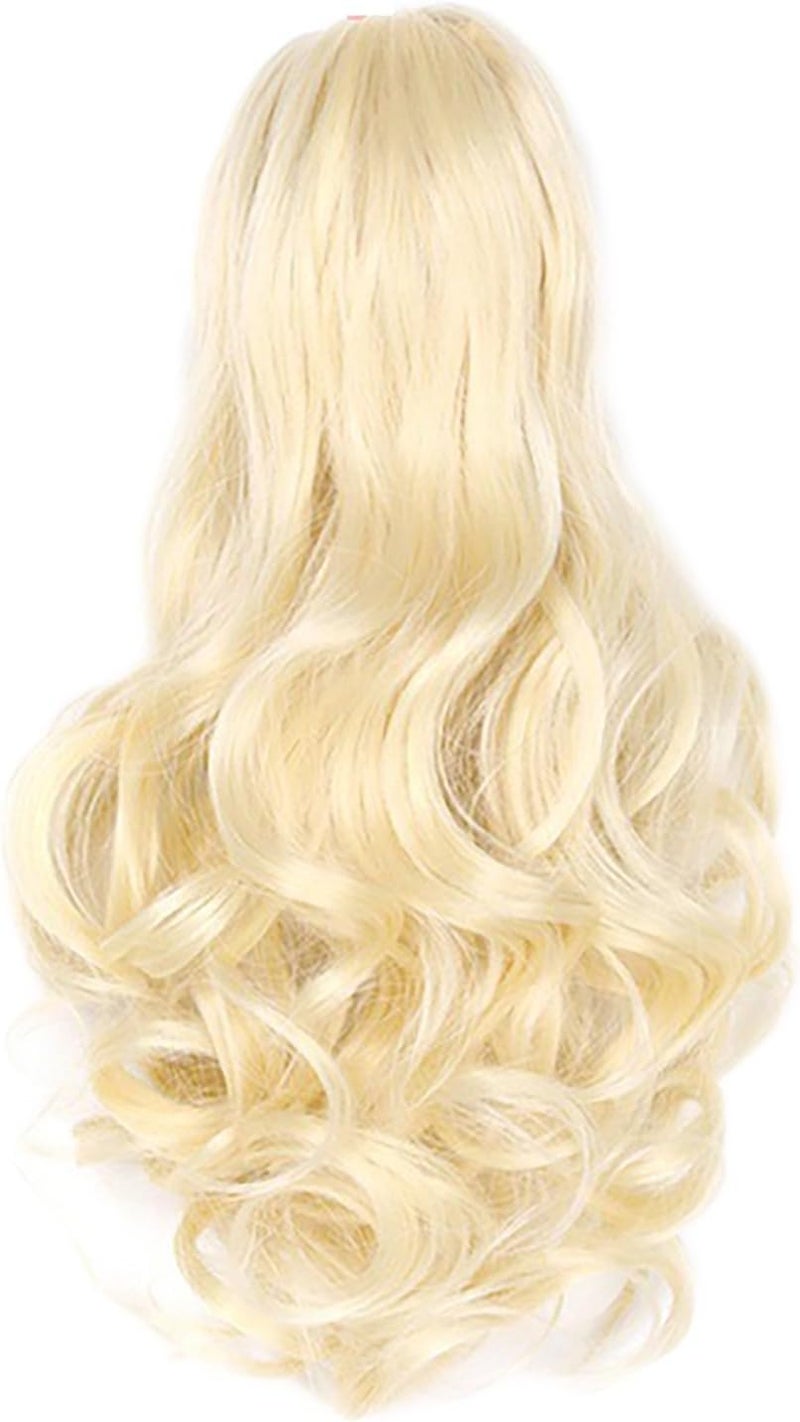 Krisah Synthetic Wavy Hair Wig, Golden Beach Blonde, 23 inch Length - Image 3