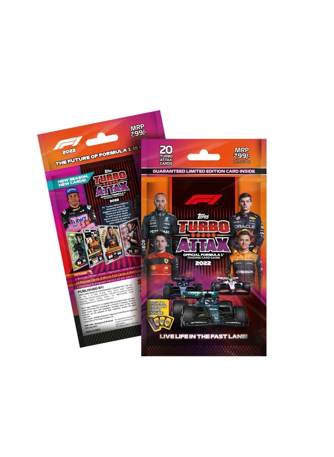 Topps Topps F1 Turbo Attax 2022 - Trading and collectable Card Game (Multi Pack of 4)  - Image 3