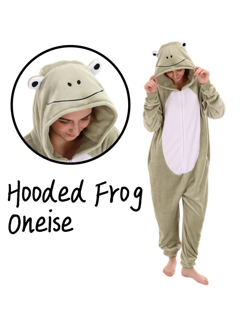 Snug Fit Unisex Adult Onesie Pajamas,  Cosplay Animal One Piece Halloween Costume Sleepwear Homewear  - Image 2
