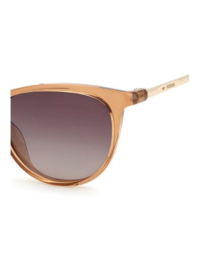 فوسيل نظارة شمسية - FOS 3127/S 09QLA - مقاس العدسة: 54 مم - كهرماني - Image 2