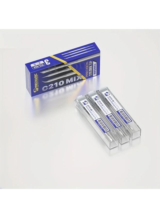 New WXL 210 3Pcs High Performance Durable Welding Iron Heads Compatible with JBC T210 - Image 1