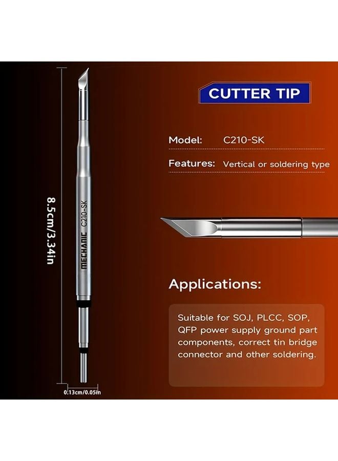 New WXL 210 3Pcs High Performance Durable Welding Iron Heads Compatible with JBC T210 - Image 5